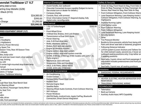 Used 2024 Chevrolet TrailBlazer LT image 6