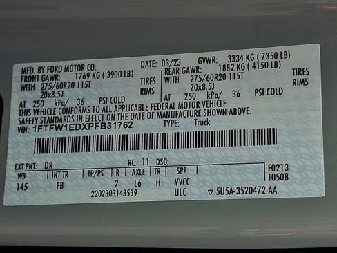 Used 2023 Ford F150 XLT w/ Equipment Group 302A High AWD/4WD image 28