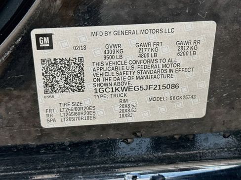 Used 2018 Chevrolet Silverado 2500 LTZ w/ LTZ Plus Package AWD/4WD image 31