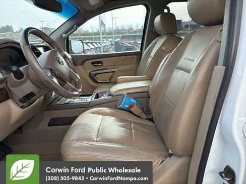 Used 2015 Nissan Armada Platinum w/ 2nd Row Captain Seat Package image 9