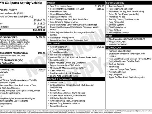 Used 2020 BMW X3 M40i w/ Executive Package image 31