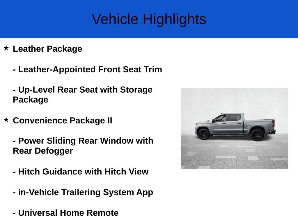 New 2026 Chevrolet Silverado 1500 RST w/ Redline Edition AWD/4WD image 2