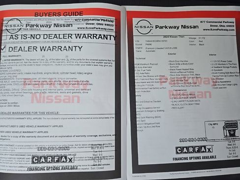 Used 2024 Nissan Titan SV w/ Accessory Utility Package image 42