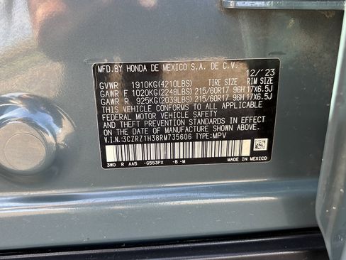 Used 2024 Honda HR-V LX image 41
