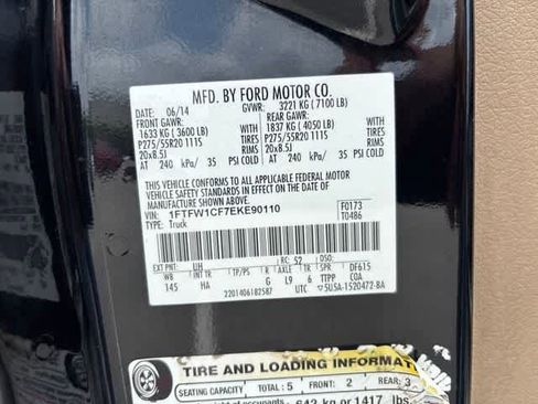 Used 2014 Ford F150 Lariat w/ Equipment Group 502A Luxury RWD image 21