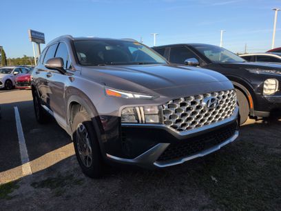 Used 2021 Hyundai Santa Fe Blue