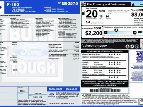 Used 2023 Ford F150 XLT w/ Equipment Group 302A High image 5