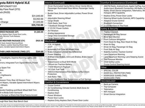 Certified 2022 Toyota RAV4 XLE w/ Convenience Package AWD/4WD image 9