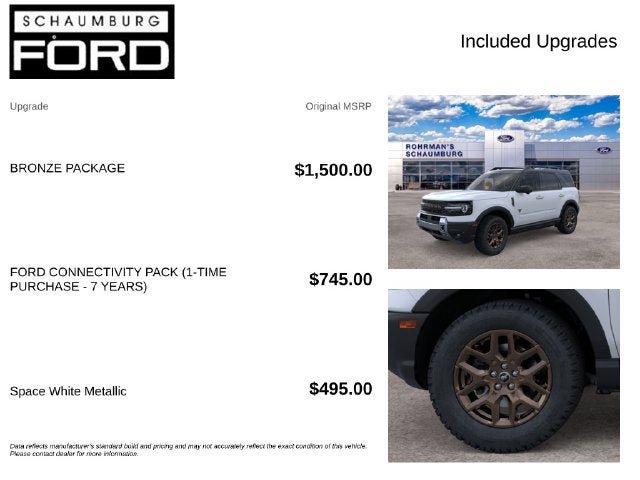 New 2026 Ford Bronco Sport Badlands w/ Bronze Package AWD/4WD image 4