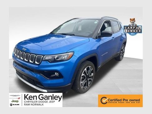 Certified 2022 Jeep Compass Limited w/ Sun and Sound Group AWD/4WD image 1