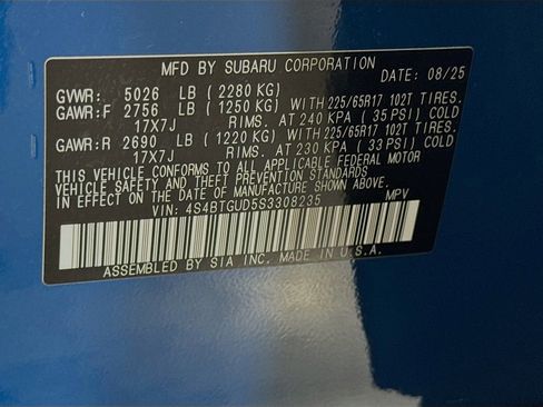 Used 2025 Subaru Outback Wilderness image 42