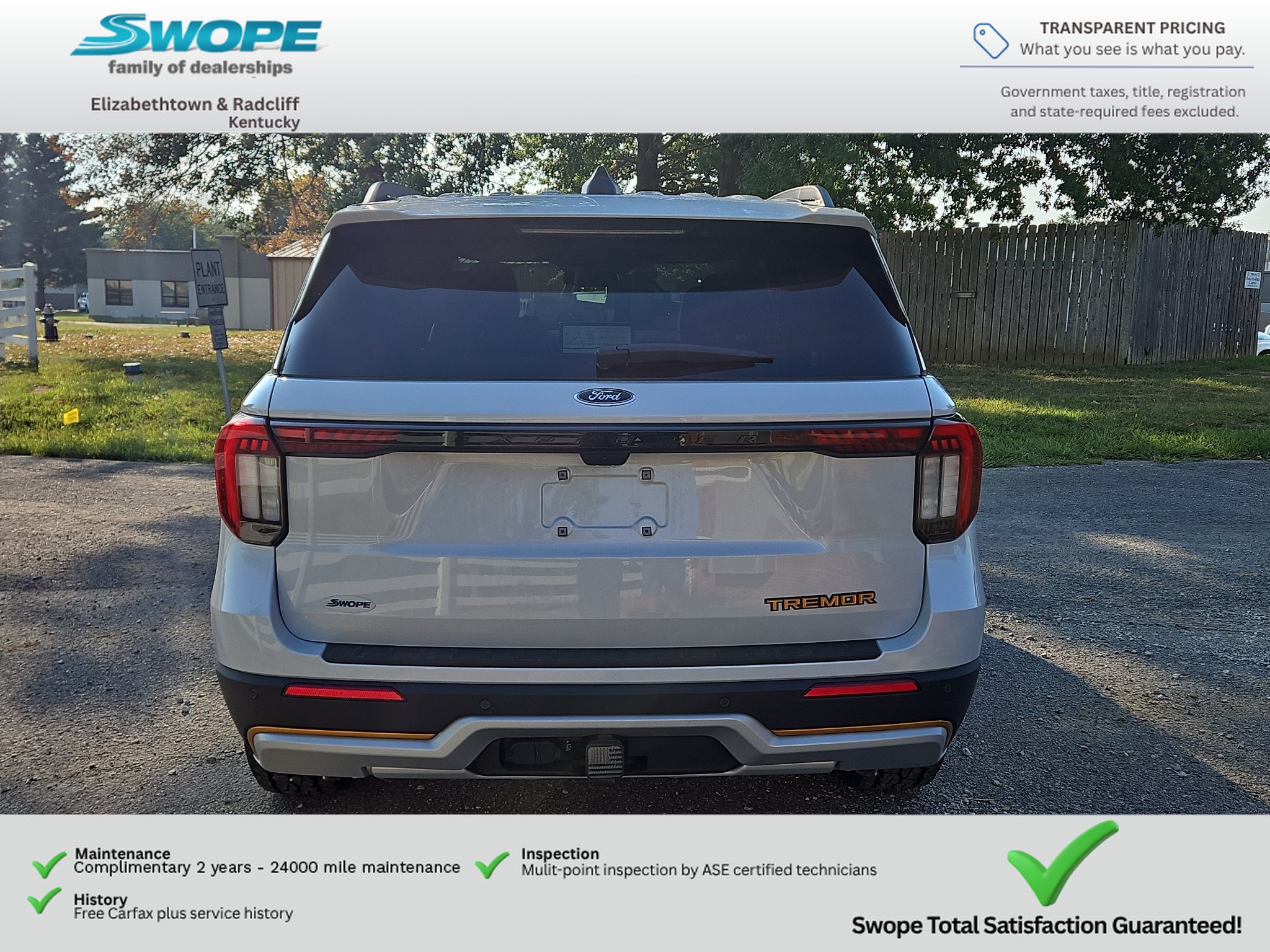 Used 2026 Ford Explorer Tremor w/ Tremor Convenience Package AWD/4WD image 4