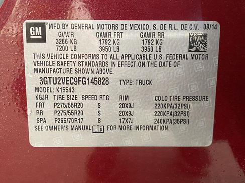 Used 2015 GMC Sierra 1500 SLT AWD/4WD image 31