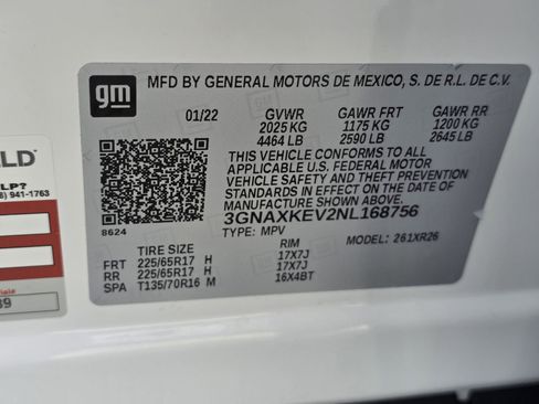 Used 2022 Chevrolet Equinox LT FWD image 32