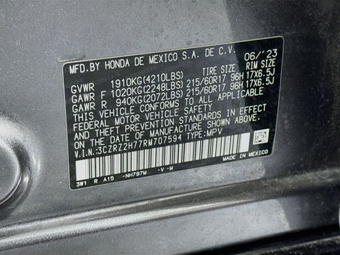 Certified 2024 Honda HR-V EX-L image 31