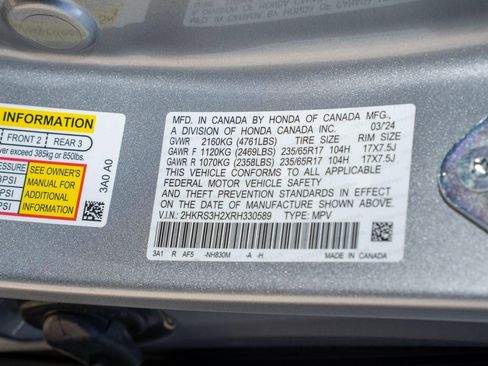 Certified 2024 Honda CR-V LX image 38