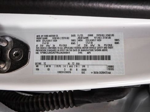 Used 2024 Ford Escape Active image 58