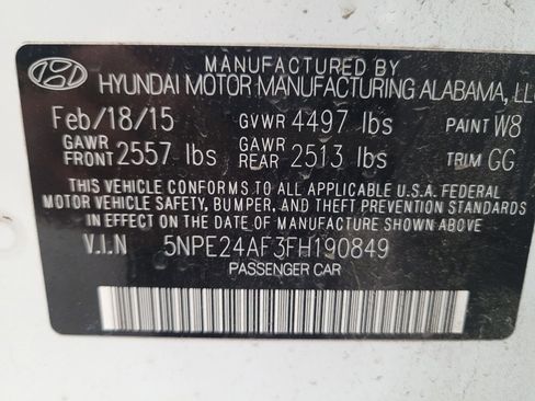 Used 2015 Hyundai Sonata SE FWD image 33