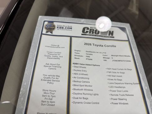 Used 2026 Toyota Corolla LE w/ LE Premium Package image 40