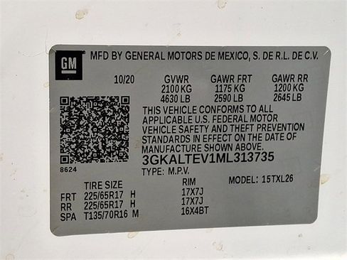 Used 2021 GMC Terrain SLE w/ LPO, Floor Liner Package image 26