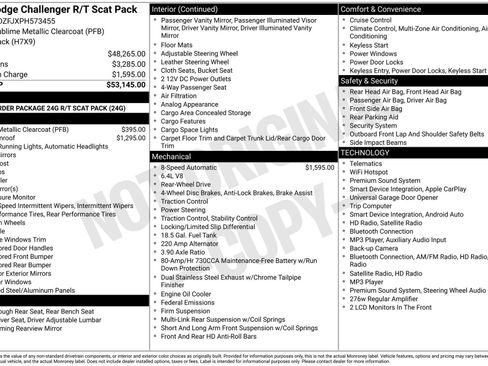 Used 2023 Dodge Challenger R/T Scat Pack RWD image 3