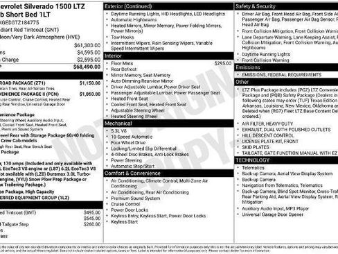 New 2026 Chevrolet Silverado 1500 LTZ w/ Z71 Off-Road Package image 30