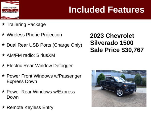 Certified 2023 Chevrolet Silverado 1500 Custom RWD image 12
