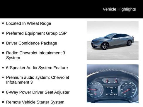 Certified 2023 Chevrolet Malibu RS w/ Driver Confidence Package image 7