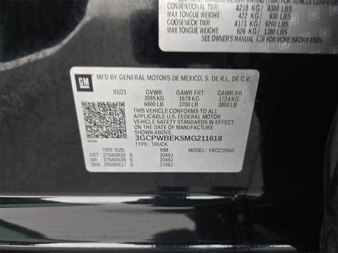 Used 2021 Chevrolet Silverado 1500 Custom image 38