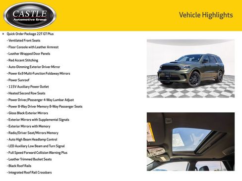 New 2026 Dodge Durango GT AWD/4WD image 3