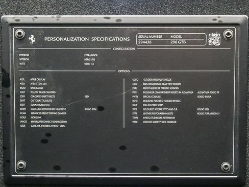 Certified 2023 Ferrari 296 GTB RWD image 30