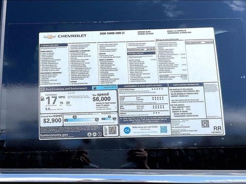 New 2026 Chevrolet Tahoe LT w/ Comfort Package RWD image 15