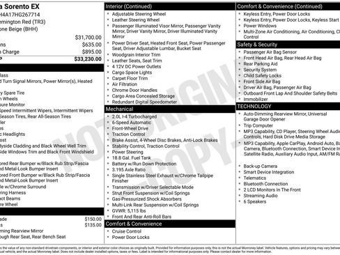 Used 2017 Kia Sorento EX image 12