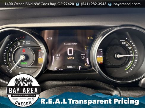 Used 2023 Jeep Wrangler Unlimited Rubicon 4xe w/ Cold Weather Group AWD/4WD image 9