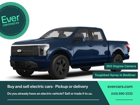 Used 2023 Ford F150 Lightning Lariat AWD/4WD image 1