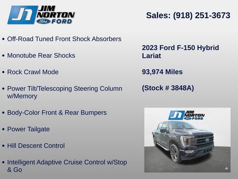 Used 2023 Ford F150 Lariat w/ Equipment Group 502A High AWD/4WD image 17