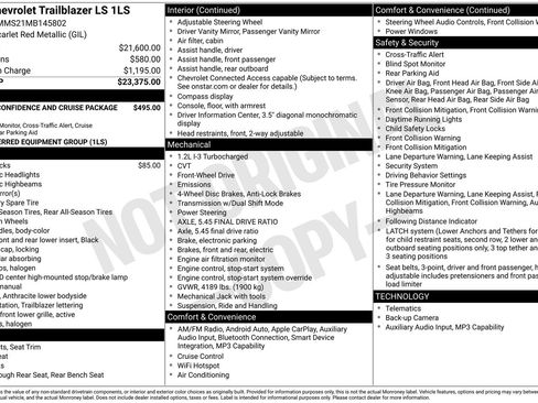 Used 2021 Chevrolet TrailBlazer LS image 4