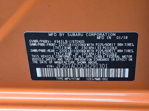 Used 2018 Subaru Crosstrek 2.0i Premium w/ Moonroof Package AWD/4WD image 37