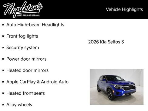 New 2026 Kia Seltos S image 16