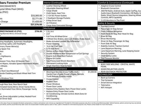 Certified 2025 Subaru Forester Premium w/ Convenience Package #2 AWD/4WD image 21