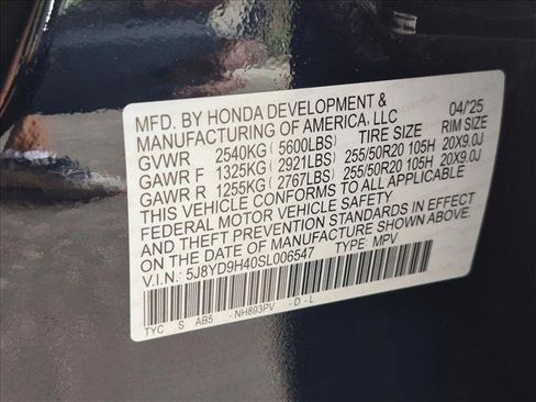 Certified 2025 Acura MDX w/ Technology Package FWD image 24