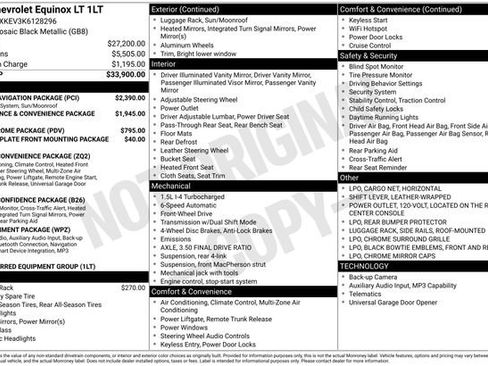 Used 2019 Chevrolet Equinox LT w/ Sun & Navigation Package image 4