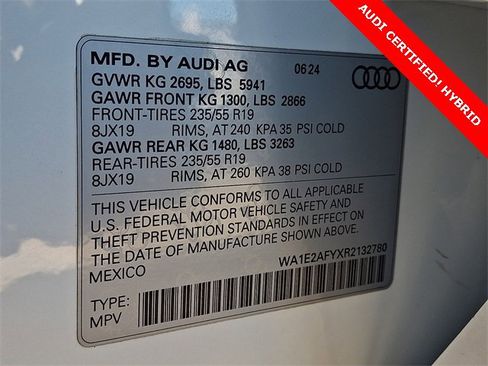 Certified 2024 Audi Q5 e Premium Plus image 28