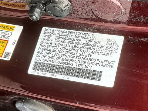 Used 2022 Honda Pilot Special Edition image 19