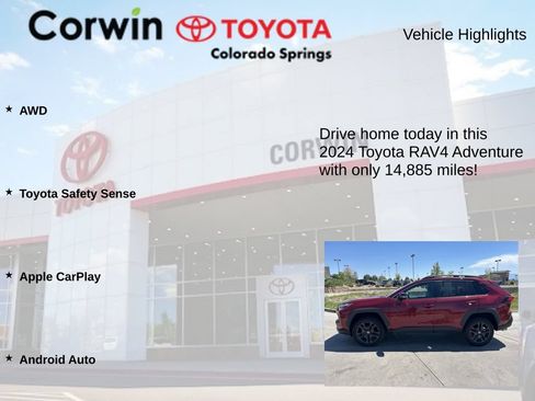 Used 2024 Toyota RAV4 Adventure AWD/4WD image 6