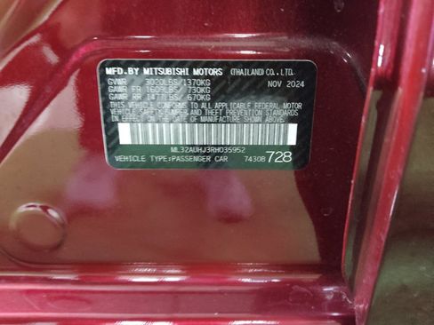 Used 2024 Mitsubishi Mirage LE image 33