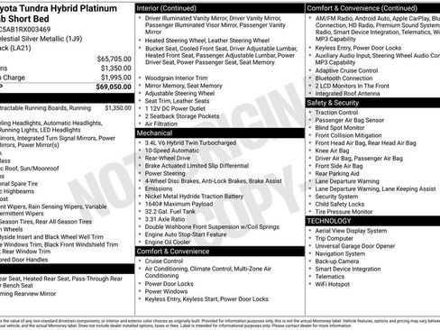 Used 2024 Toyota Tundra Platinum RWD image 3
