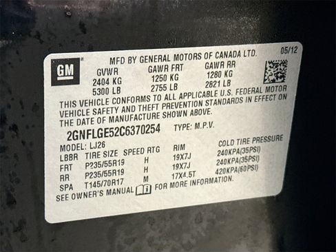 Used 2012 Chevrolet Equinox LTZ w/ LPO, Protection Package image 32