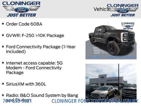 New 2026 Ford F250 Lariat w/ Black Appearance Package image 11