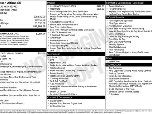 Certified 2025 Nissan Altima 2.5 SR w/ SR Premium Package FWD image 32